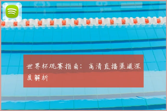 世界杯观赛指南：高清直播渠道深度解析